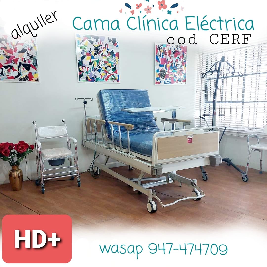 Cama Clínica Eléctrica de Alquiler