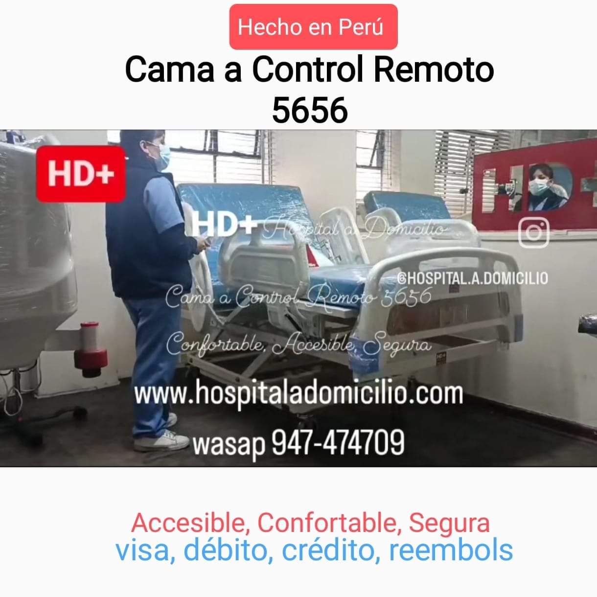 Cama Clinica Electrica para Segundo Piso