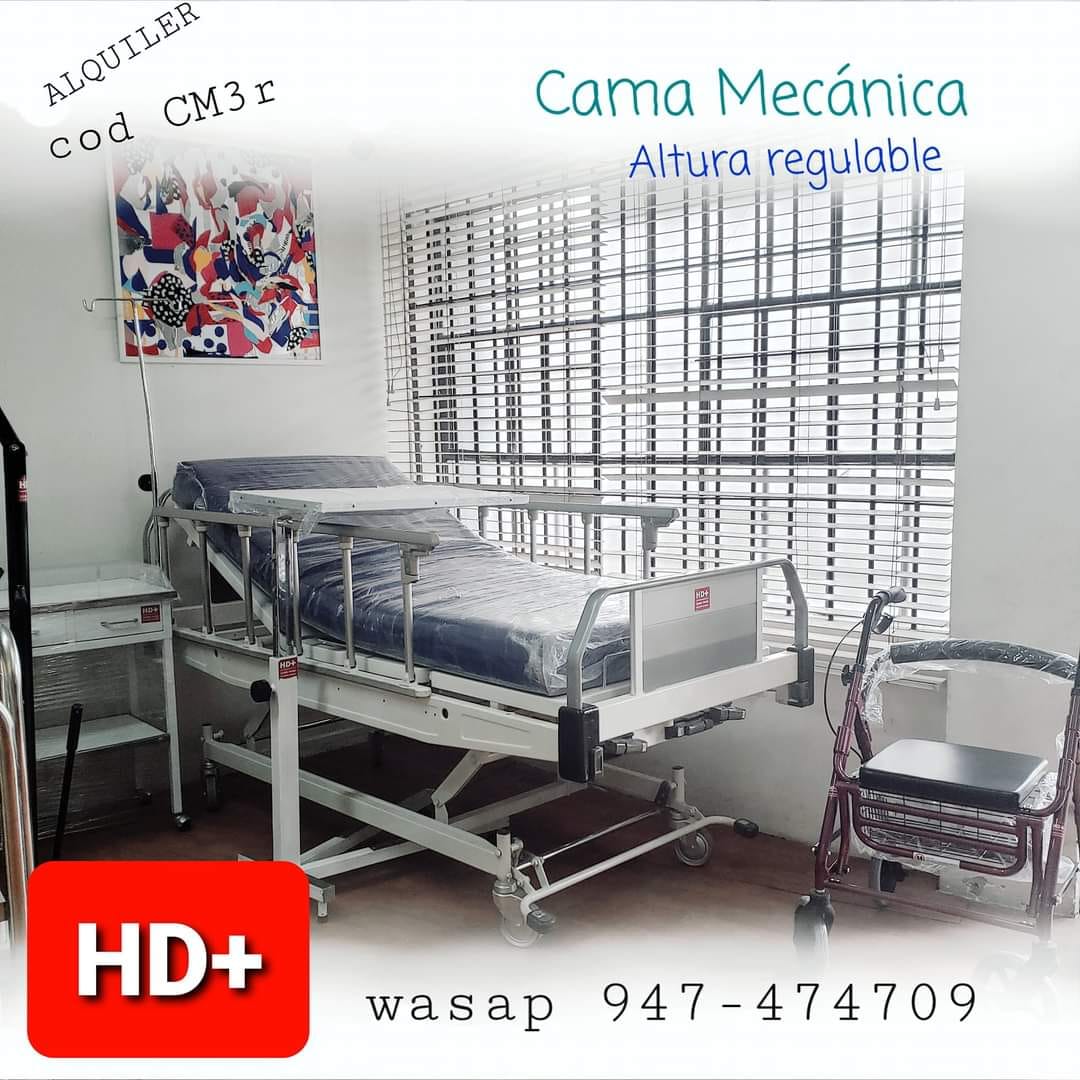 Cama Clínica Mecánica completa 