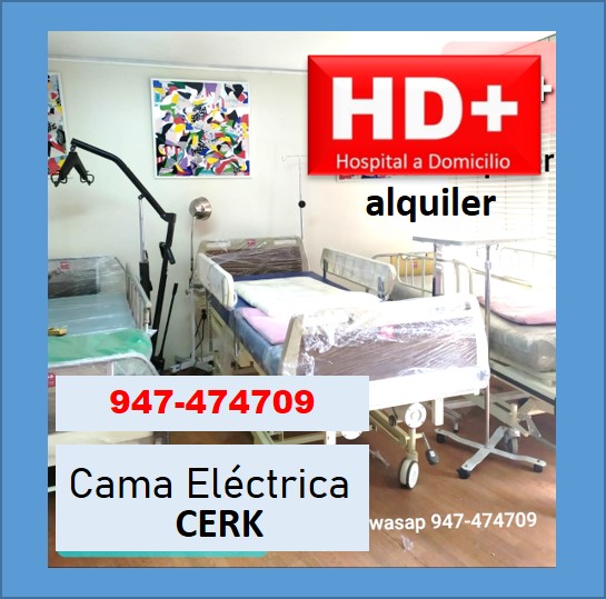 Cama Clínica Eléctrica Altura Regulable  CERK ALQUILER