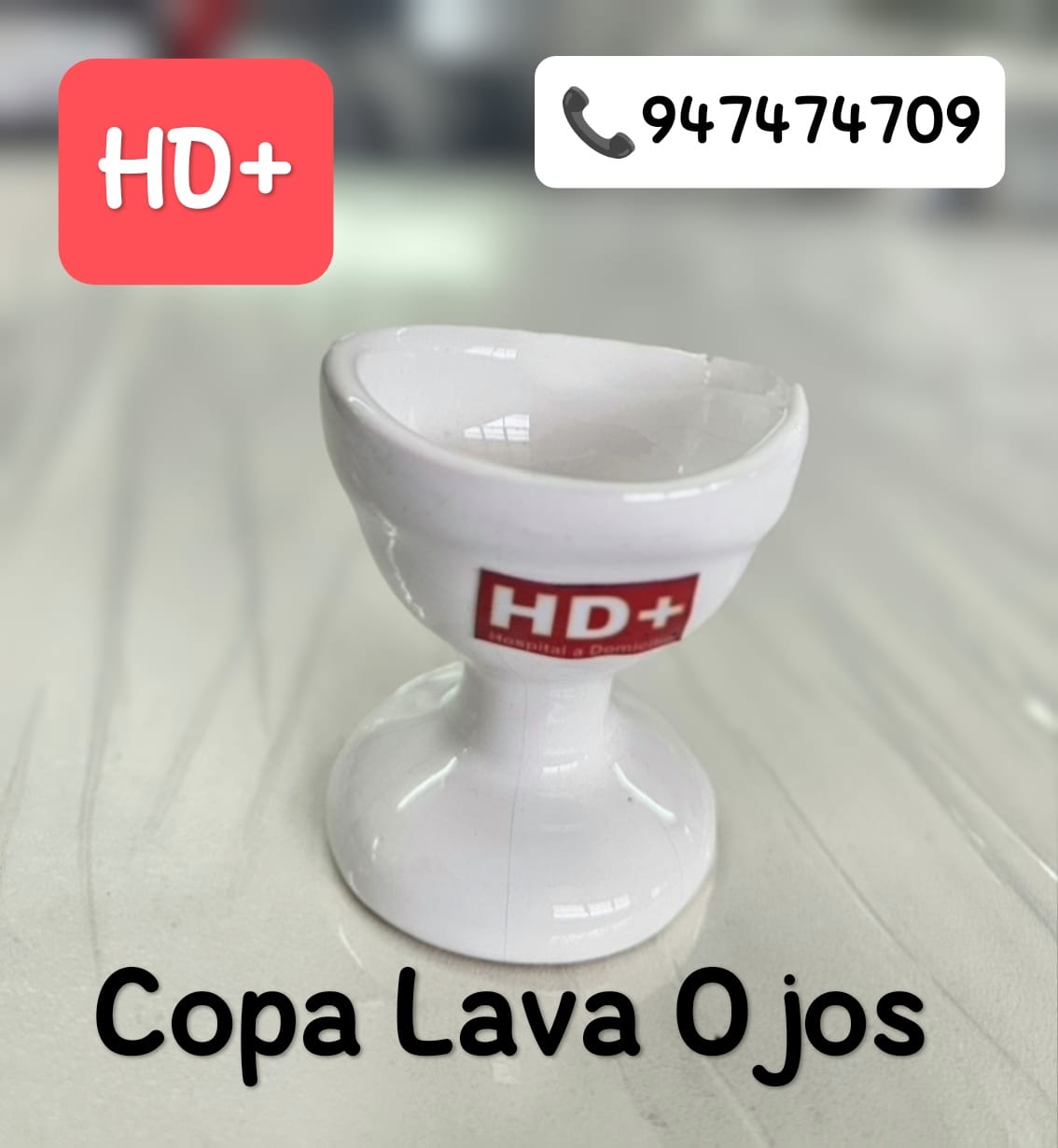 COPA LAVA OJOS de LOZA