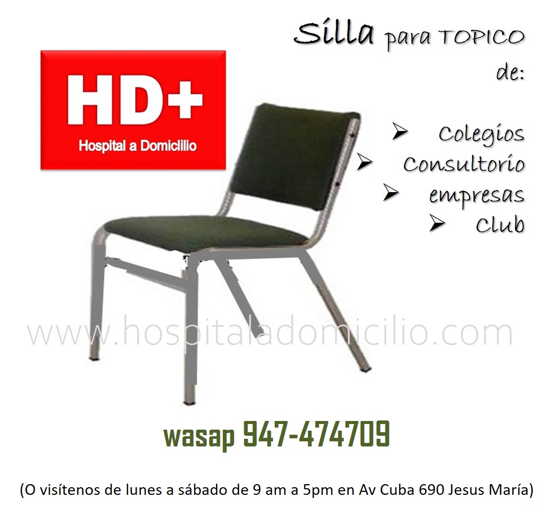 Silla de Fierro apilable para tópico