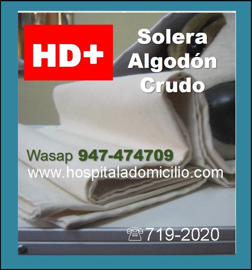 Soleras Clínicas Algodón Crudo