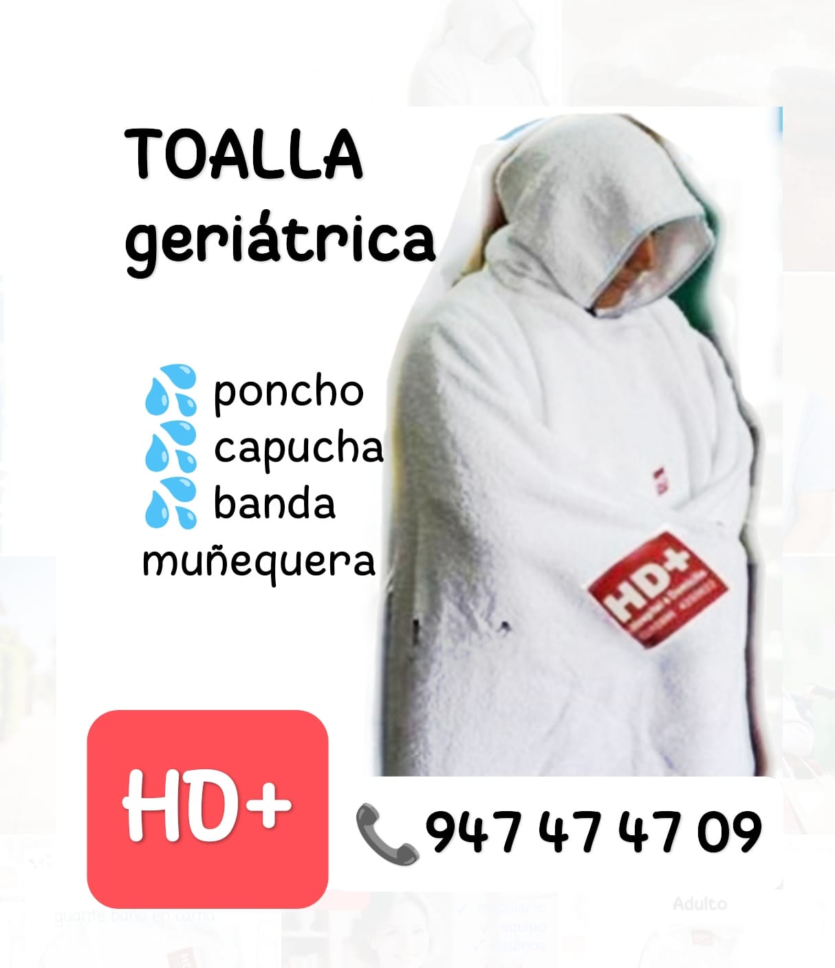 Toalla Geriatrica