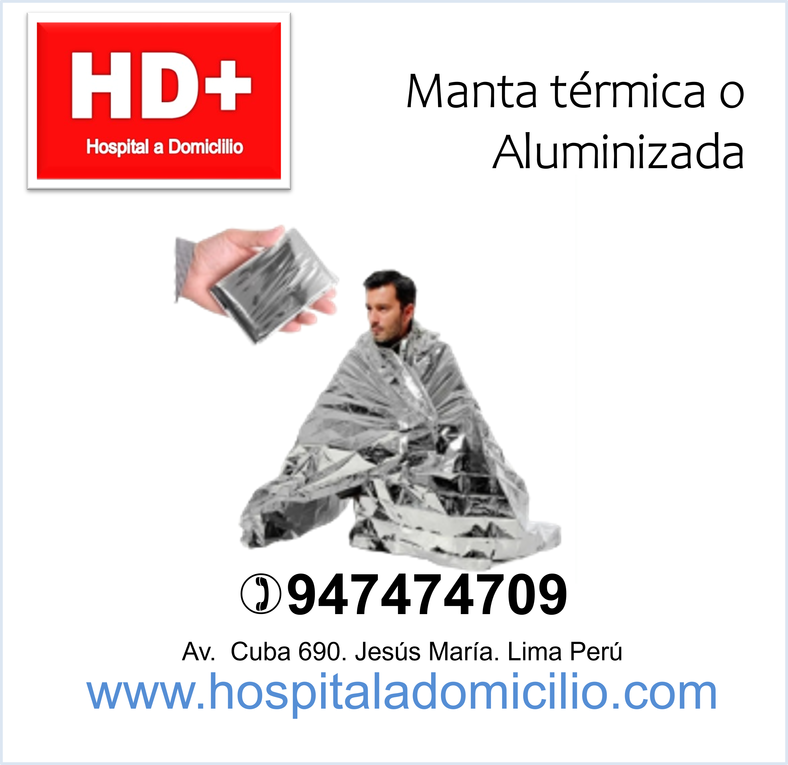 Manta Térmica o Aluminizada