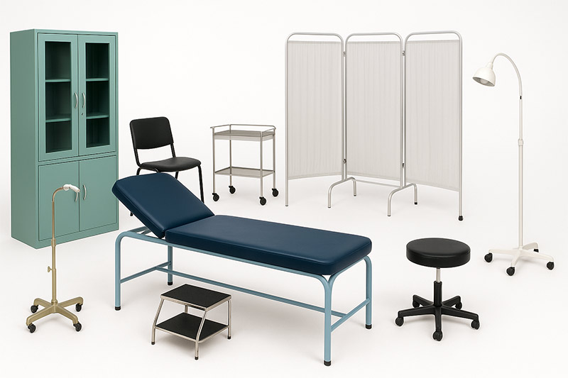 Pack de mobiliario médico para tópico escolar