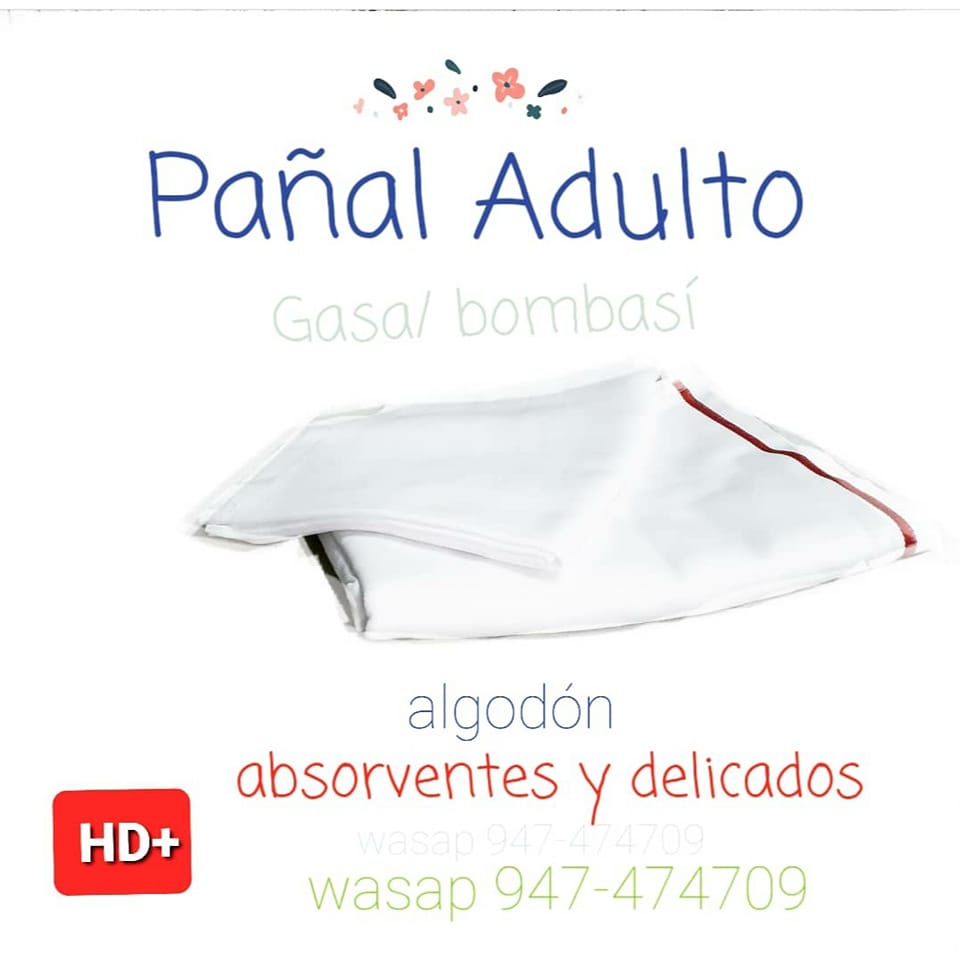 PAÑAL ADULTO REUSABLE