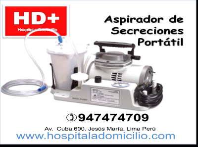 Aspirador de Secreciones para uso en Ambulancias