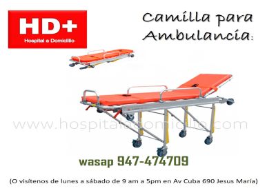 Alquiler de Camilla para ambulancia