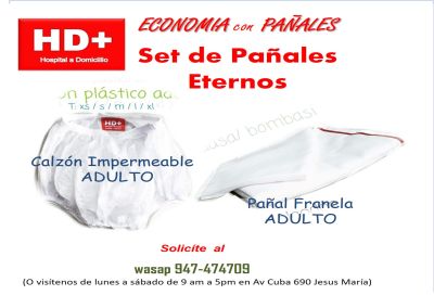 CALZON PAÑAL ADULTO Eterno