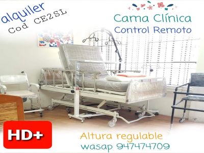 Cama Clínica Eléctrica Larga