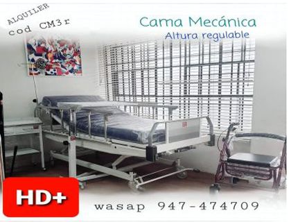 Cama Clínica Mecánica completa 