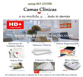 Cama Clinica Alquiler y altas temperaturas