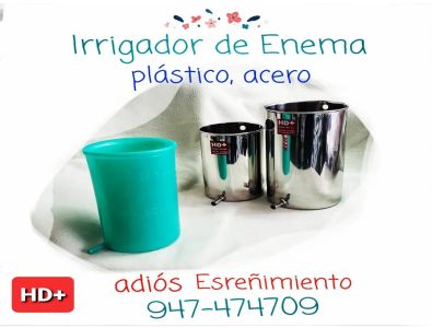 Irrigador para Enema Acero