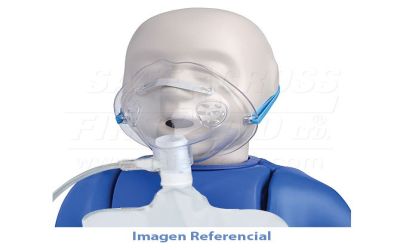 Mascara para oxígeno con reservorio Pediatrico