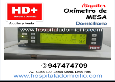 Oxímetro de Pulso de Mesa con Alarma