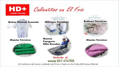 Ropa Térmica para Postrados