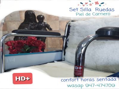 SET de PIEL de CARNERO para SILLA de RUEDAS