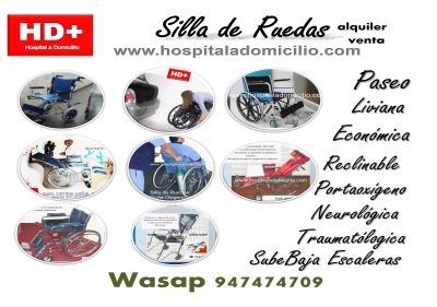 ALQUILER de SILLA de RUEDAS