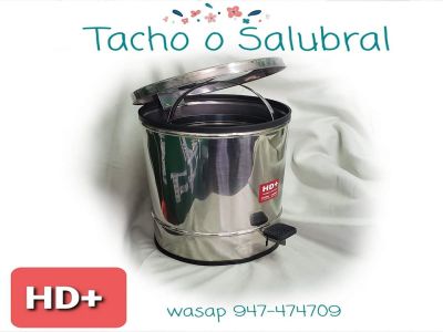 Salubral o Tacho con Pedal de Acero
