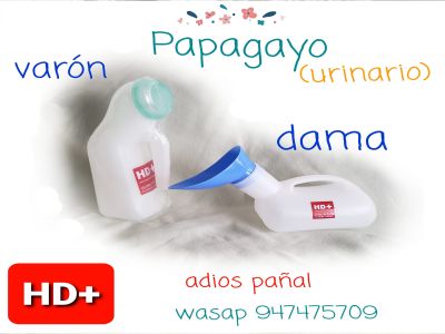 Tipos de Urinarios de plastico o Papagayos