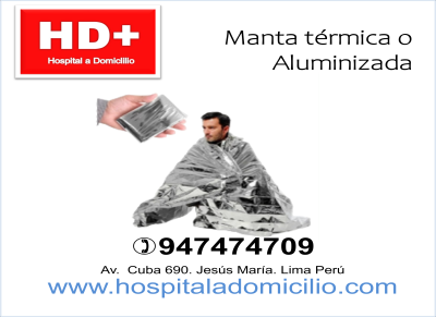 Manta Térmica o Aluminizada