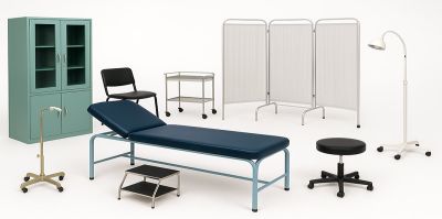 Pack de mobiliario médico para tópico escolar