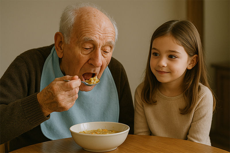 La independencia en la alimentación del anciano, un tesoro a preservar