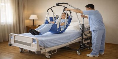Grúa para paciente postrado: la tecnología que devuelve dignidad y seguridad al cuidado en casa