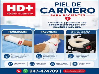 Piel de carnero para pacientes postrados: confort, protección y apoyo en el cuidado diario