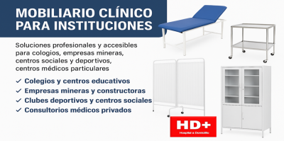Equipamiento Clínico para Instituciones, Colegios, Empresas y Consultorios Medicos